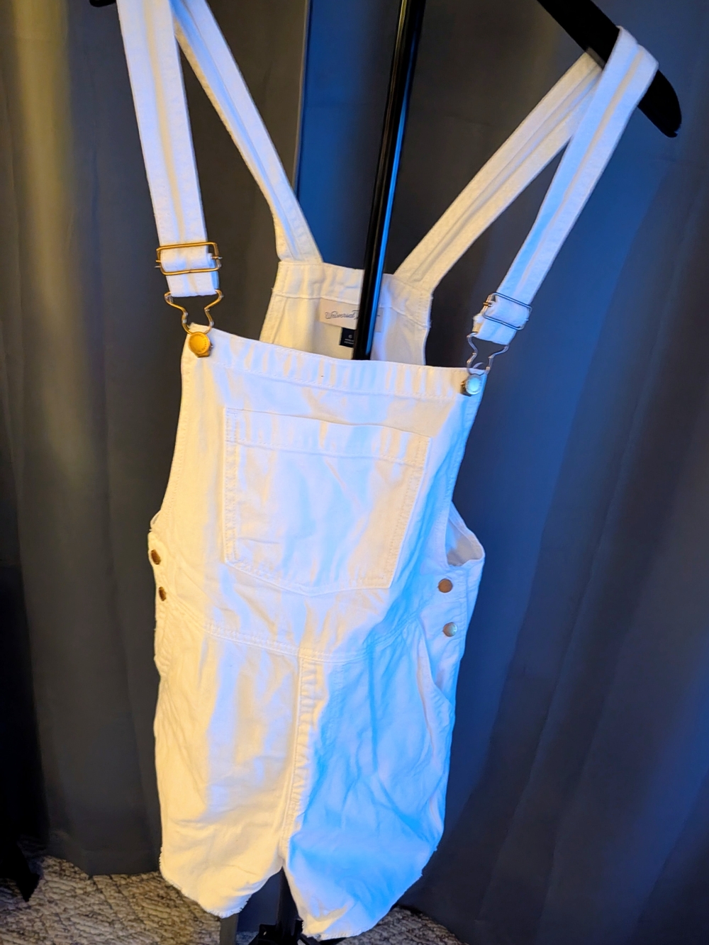 Target White Women's Short Overalls